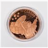 1-OZ FINE COPPER TRUMP THEME ROUND THE CORONA VIRS