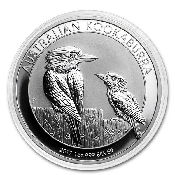 1-OZ 2017 AUSTRALIAN KOOKABURRA SILVER COIN