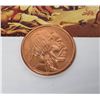 Image 2 : 1-OZ FINE COPPER ROUND -BUFFALO- IN CAPSULE,