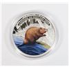 Image 2 : 2015 CANADA $20 BEAVER AT WORK FINE SILVER COIN