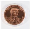 Image 1 : 2-OZ PRESIDENT DONALD J. TRUMP BU COPPER ROUND IN