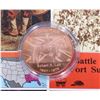 Image 2 : 1-OZ COPPER CIVIL WAR ROUND - ROBERT E. LEE