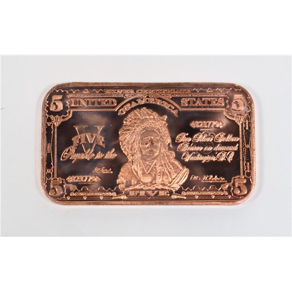 1-OZ PURE COPPER BAR