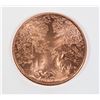 Image 2 : 1-OZ PURE COPPER DRAGON ROUND