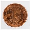 Image 2 : 1-OZ PURE COPPER BITCOIN ROUND