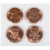 Image 2 : FOUR 1-OZ TRUMP THEMED COPPER ROUNDS IN CAPSULES