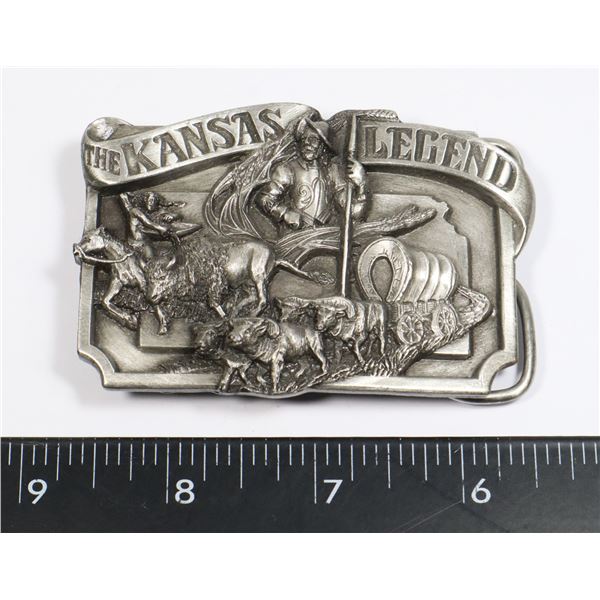 LIMITED EDITION BELT BUCKLE  THE KANSAS LEGEND 