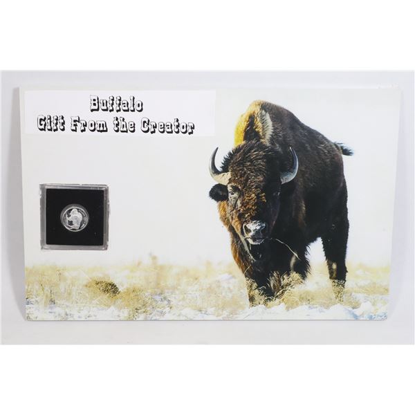 1/10-OZ SILVER BUFFALO ROUND IN SQUARE CAPSULE,