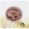 Image 2 : BUFFALO COPPER ROUND IN CAPSULE AND IN FRAMED