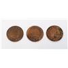 Image 2 : THREE 1916 CANADIAN LARGE PENNIES SOLD WITH