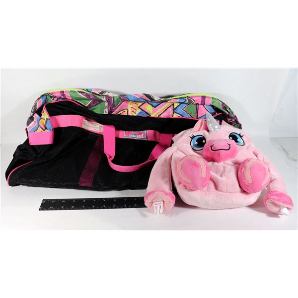 GYM BAG SOLD WITH PET BAG