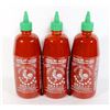 Image 1 : 3 SEALED BOTTLES HUY FONG FOODS SRIRACHA HOT