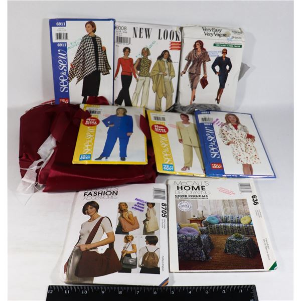 LOT OF ASSORTED SEWING PATTERNS