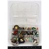 Image 1 : LARGE CONTAINER OF FASHION JEWELRY, SOME