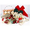 Image 1 : BOX OF CHRISTMAS ORNAMENTS