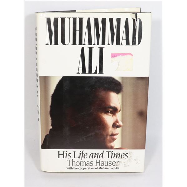 MUHAMMAD ALI: HIS LIFE AND TIMES HARDCOVER BOOK