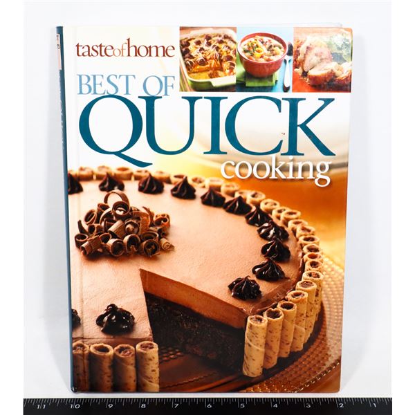 TASTES OF HOME BEST OF QUICK COOKING COOKBOOK