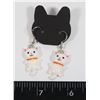 Image 1 : NEW CUTE DROP CAT EARRINGS