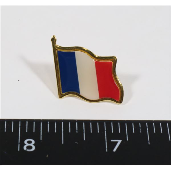 Fr Pin NEW FRANCE FLAG LAPEL PIN