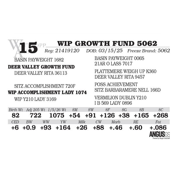 WIP GROWTH FUND 5062