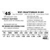 Image 1 : WIP CRAFTSMAN 5163