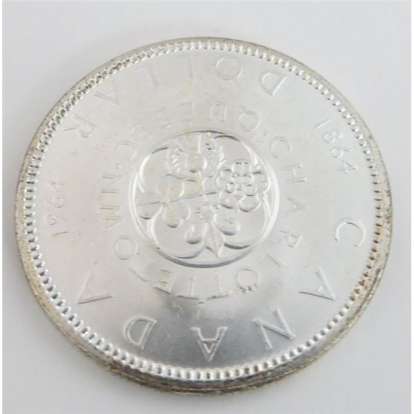 1964 Canadian Silver $1 Dollar Coin