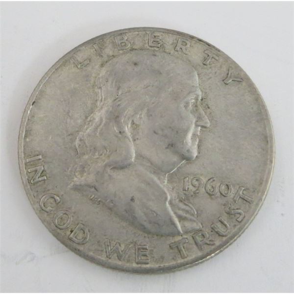 1960 USA Half-Dollar Silver Coin
