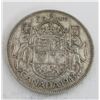 Image 1 : 1943 Canadian Silver 50 Cent Coin