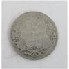Image 1 : 1907 Canadian Silver 25 Cent Coin