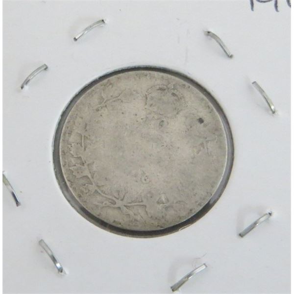 1906 Canadian Silver 10 Cent Coin