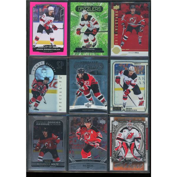 9 NHL NJJ Devils Rookie & Insert Cards