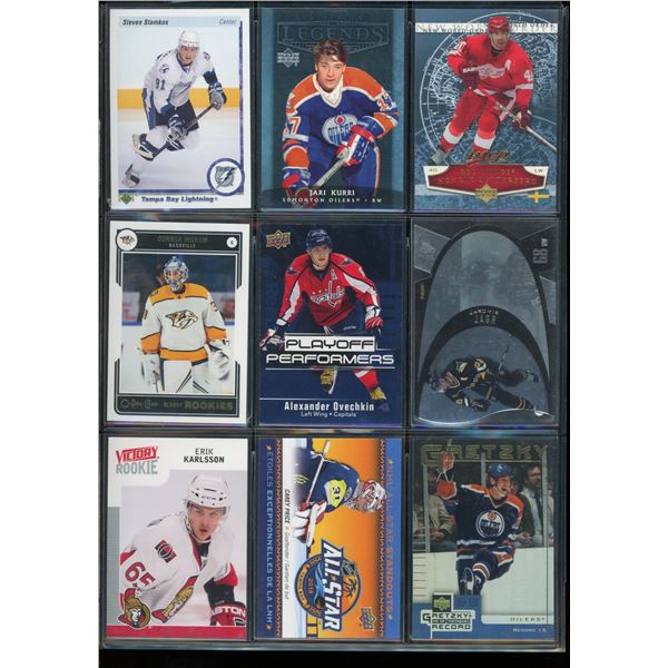 9 Different NHL Star & Semi-Star Player Hockey Cards