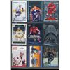 Image 1 : 9 Different NHL Star & Semi-Star Player Hockey Cards