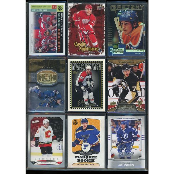 9 Different NHL Star & Semi-Star Player Hockey Cards