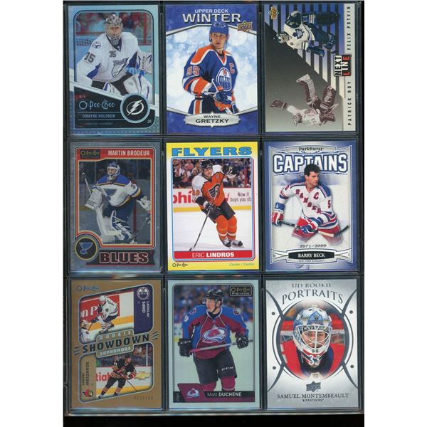 9 Different NHL Star & Semi-Star Player Hockey Cards