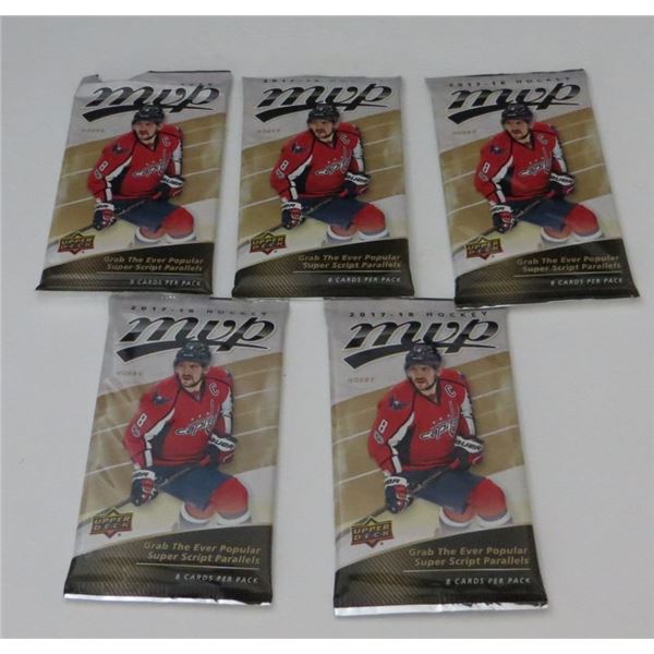 2017-18 MVP Hockey Sealed Packs x5