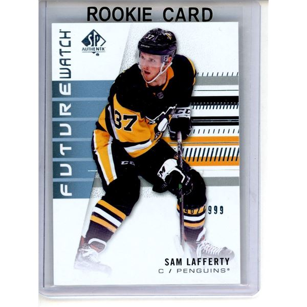 2019-20 SP Authentic #218 Sam Lafferty FW RC 482/999