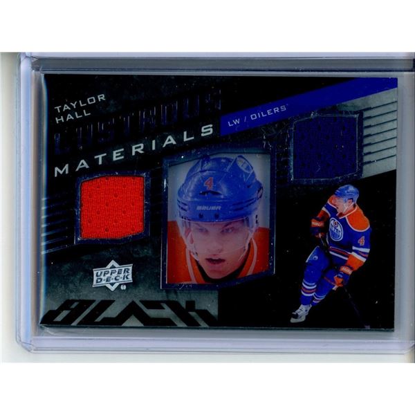 2014-15 UD Black Lustrous Materials #LMTH Taylor Hall