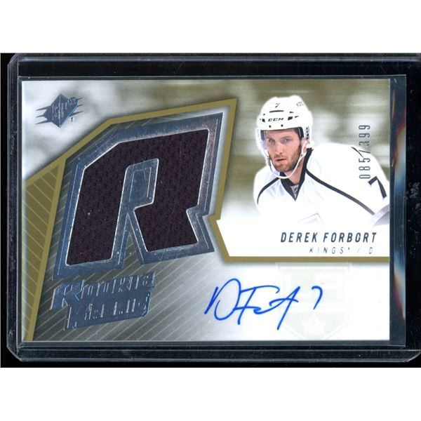 2015-16 SPx '05-06 Retro Rookie Autograph Jerseys #SPXRDF Derek Forbort 85/399