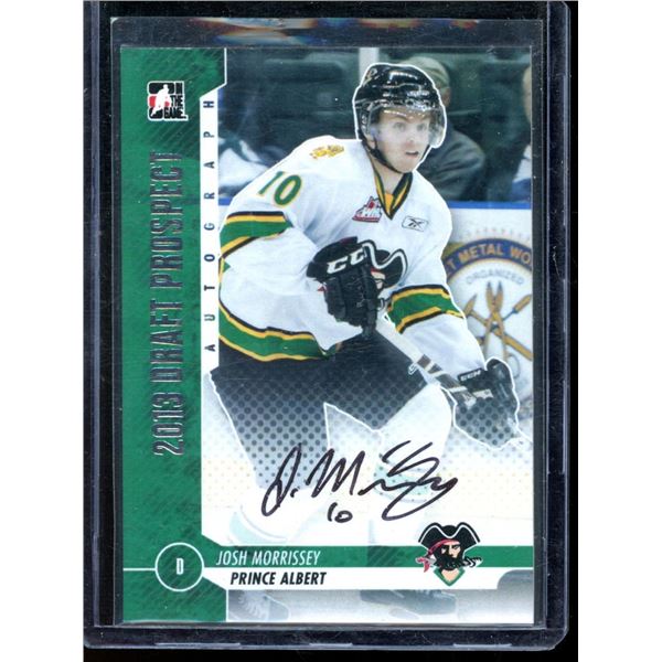 2012-13 ITG Draft Prospects Autographs #AJM2 Josh Morrissey