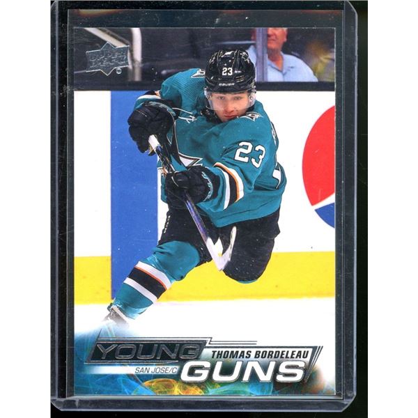 2022-23 Upper Deck #210 Thomas Bordeleau YG RC