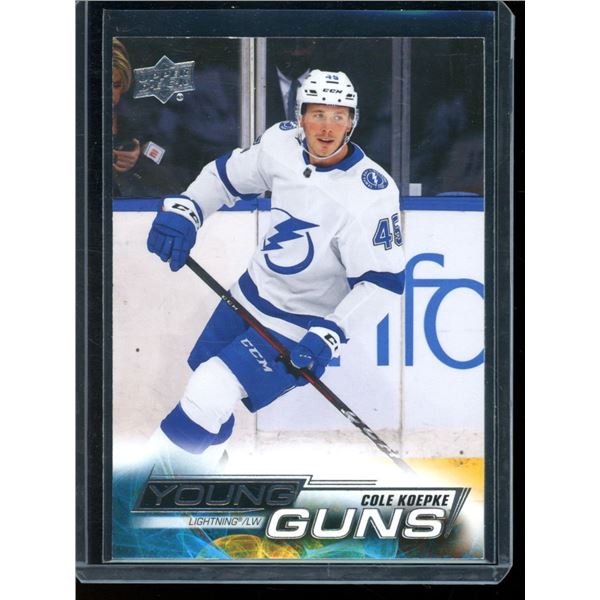 2022-23 Upper Deck #484 Cole Koepke YG RC