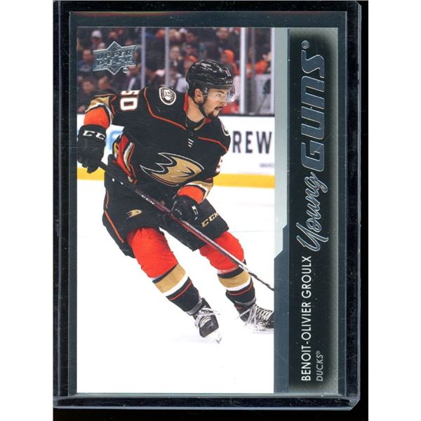 2021-22 Upper Deck #478 Benoit-Olivier Groulx YG RC