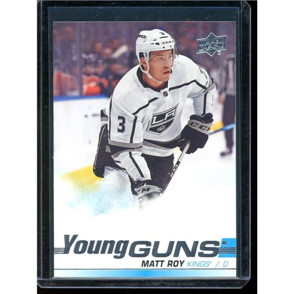 2019-20 Upper Deck #235 Matt Roy YG RC