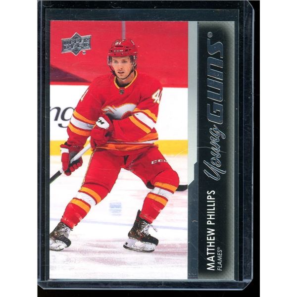 2021-22 Upper Deck #482 Matthew Phillips YG RC