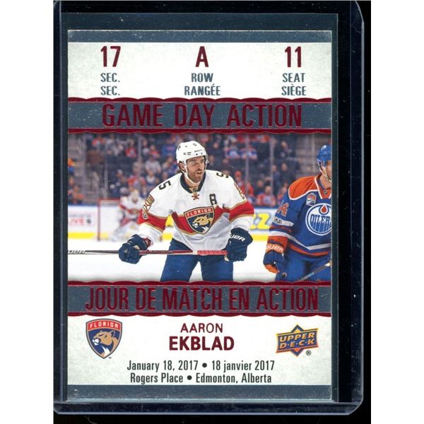 2017-18 Upper Deck Tim Hortons Game Day Action #GDA11 Aaron Ekblad