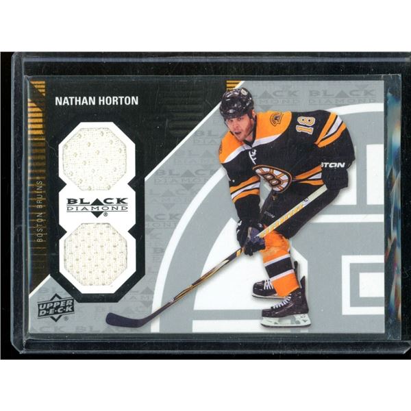 2011-12 Black Diamond Dual Jerseys #BOSNH Nathan Horton F