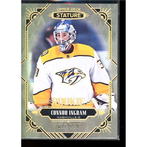 2020-21 Upper Deck Stature #188 Connor Ingram RC 17/399