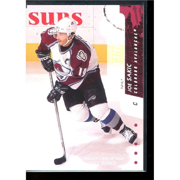 2002-03 Upper Deck Shooting Stars #SS4 Joe Sakic