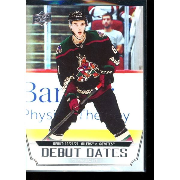 2022-23 Upper Deck Debut Dates #DD20 Dysin Mayo